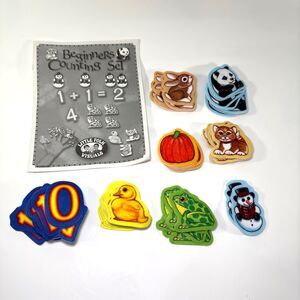 Little Folk Visuals Beginner's Counting Set Precut Flannel Felt Pieces Animals